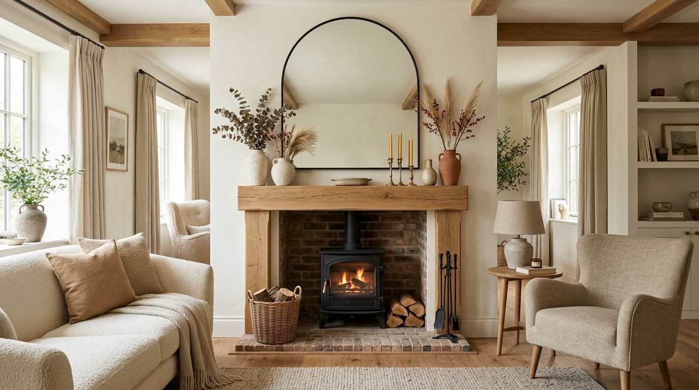 Arched Mantel Wall Mirror Ideas for Elegant Homes