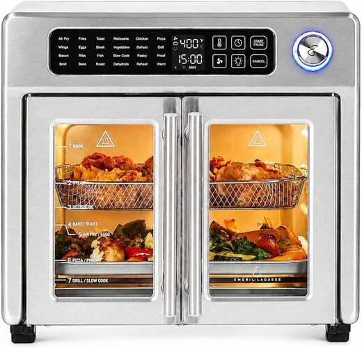 Emeril Lagasse 26QT French Door Multi-Function Air Fryer Toaster Oven