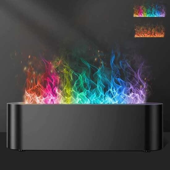 Colorful Flame Fire Diffuser Humidifier