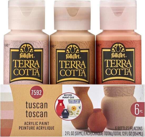 Acrylic Terracotta decor Paint Set