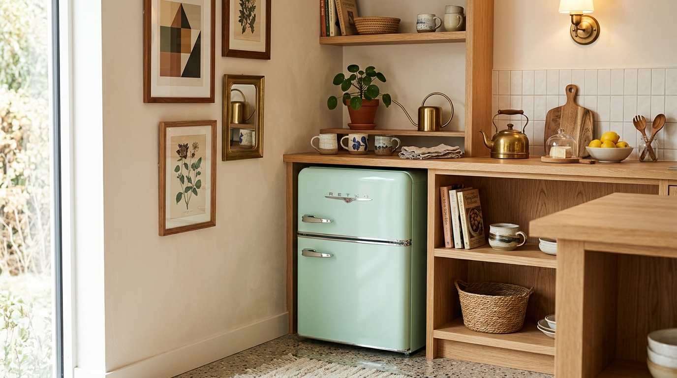Retro Mini Fridge Decor: 15 Stylish Ideas