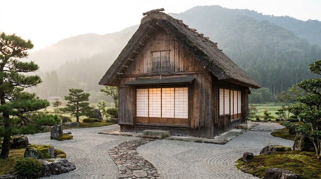 Minka Style Small House: Japanese Minimalist Living