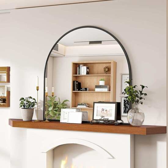 VooBang Wide Arched Mantel Wall Mirror
