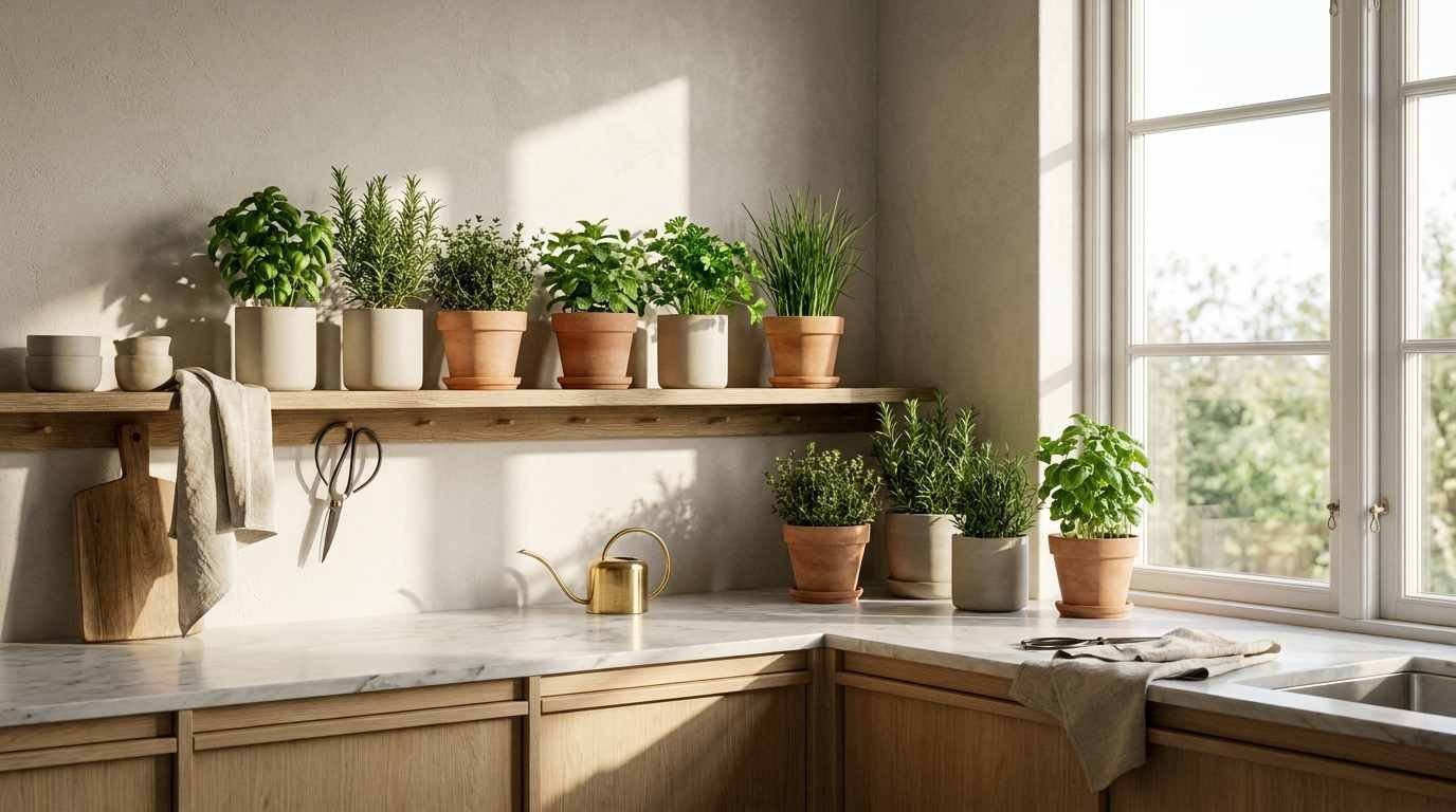 Indoor Herb Garden Design Ideas for Stylish Homes