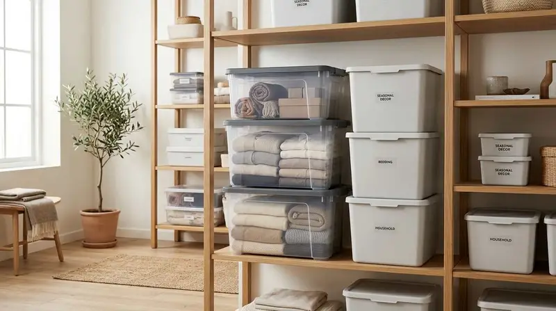 Sturdy Storage Bins With Lids for Easy Organization