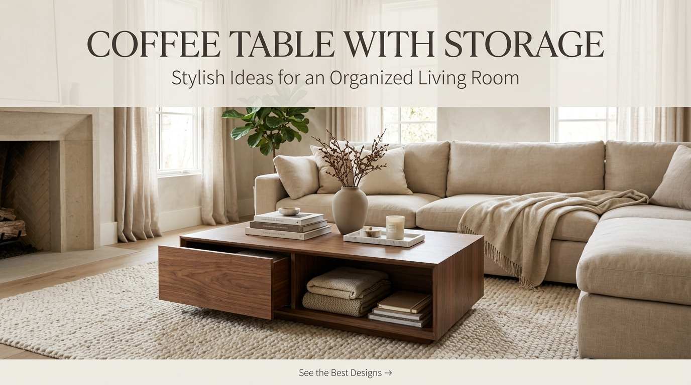 Coffee Table with Storage: Stylish Ideas for Any Room