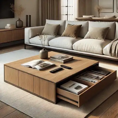 Storage Ottoman Coffee Table